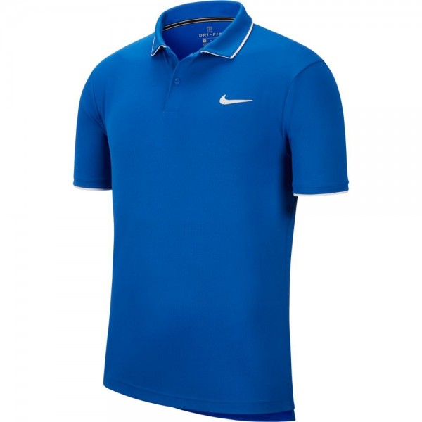 Поло детское Nike Court Dri-FIT Team (Dark Blue) для большого тенниса